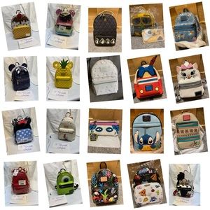 Disney Loungefly backpacks. Selling 30plus bags. Cross posted